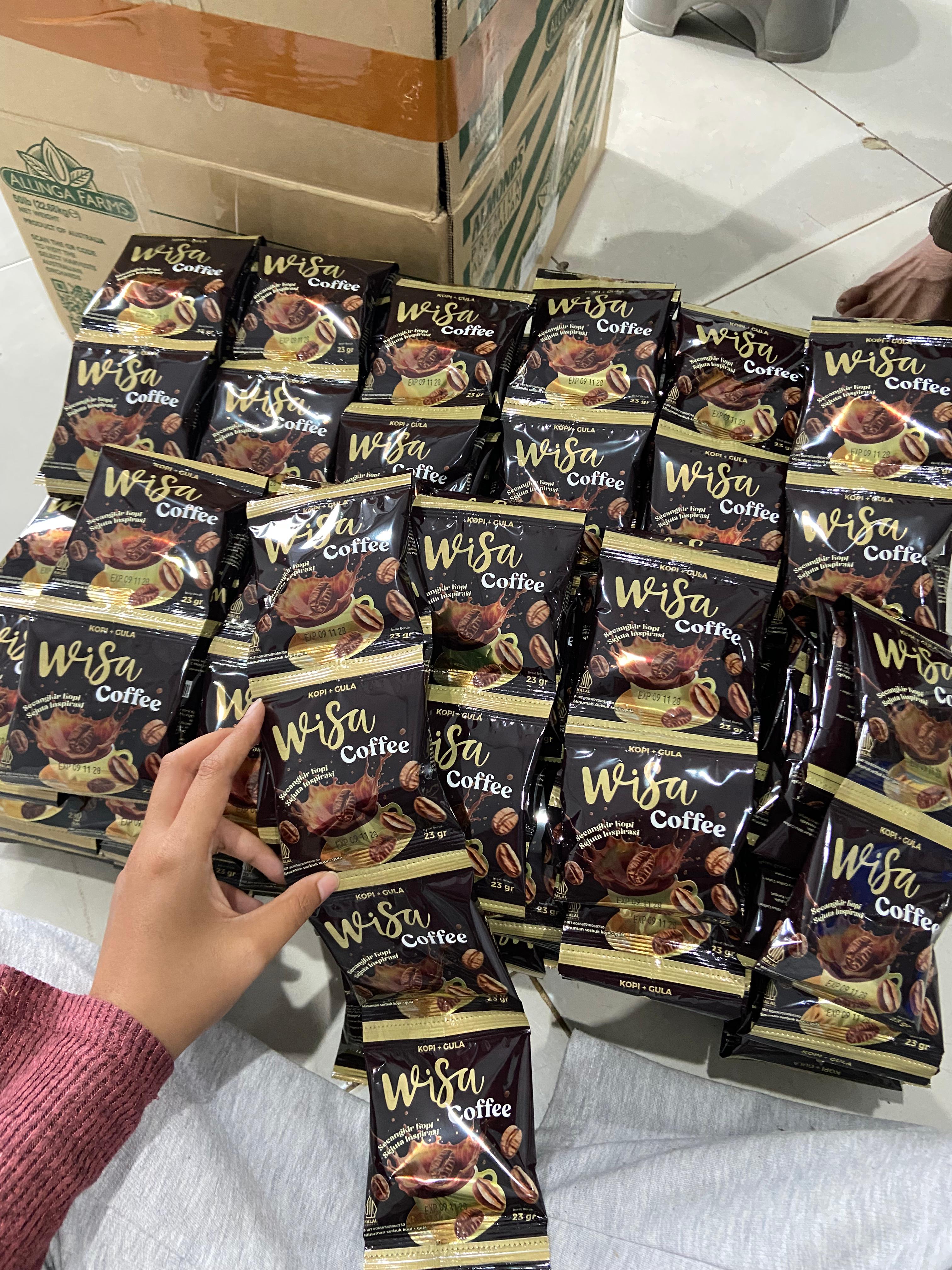 Wisa Coffee sachet 23 gram kopi plus gula